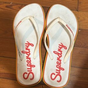 Superdry flip flops/pool shoes
